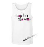 SQUID GAME - Logo Colour Pink - Mens Vest Tank Top - biele