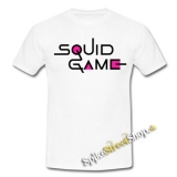 SQUID GAME - Logo Colour Pink - biele pánske tričko