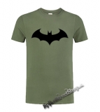 BATMAN - Modern Logo - olivové pánske tričko