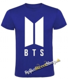 BTS - BANGTAN BOYS - Logo - kráľovsky-modré detské tričko