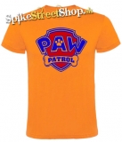 LABKOVÁ PATROLA - PAW PATROL - Logo - oranžové pánske tričko