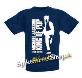 MICHAEL JACKSON - King Of Pop - námornícke modré detské tričko
