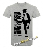 MICHAEL JACKSON - King Of Pop - sivé detské tričko
