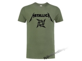METALLICA - Ninja Logo - olivové pánske tričko