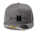 BTS - BANGTAN BOYS - Logo - starostrieborná šiltovka model "Snapback"