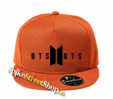 BTS - BANGTAN BOYS - Logo - oranžová šiltovka model "Snapback"