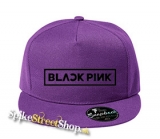 BLACKPINK - Logo - fialová šiltovka model "Snapback"