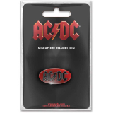 AC/DC - Oval Logo - kovový mini odznak