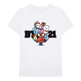 BT21 - Dream Team - biele pánske tričko