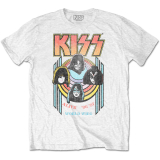 KISS - World Wide - biele pánske tričko