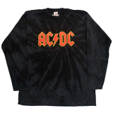 AC/DC - Logo - čierne pánske tričko s dlhými rukávmi