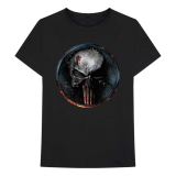 MARVEL COMICS - Punisher Gore Skull - čierne pánske tričko