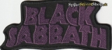 BLACK SABBATH - Wavy Logo - nažehlovacia nášivka