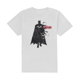 DC COMICS - The Batman Distressed Figure - biele pánske tričko