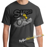 SIMSON - The Legend - šedé pánske tričko