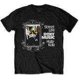 ROXY MUSIC - Street Life Hula-Kula - čierne pánske tričko