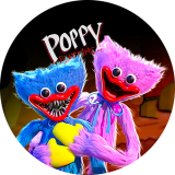 HUGGY WUGGY - Poppy Playtime Motive 1 - okrúhla podložka pod pohár