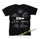 ENHYPEN - Symbol & Signature - čierne detské tričko