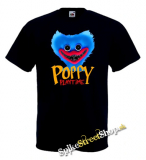 HUGGY WUGGY - Poppy Playtime - čierne pánske tričko