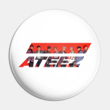 ATEEZ - Colour Logo Band - odznak