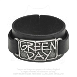 GREEN DAY - Logo - kožený náramok