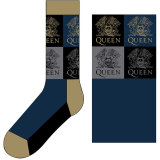 QUEEN - Crest Blocks - ponožky