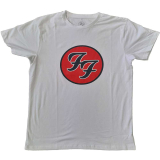 FOO FIGHTERS - FF Logo - biele pánske tričko