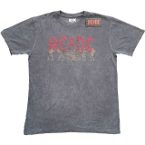 AC/DC - Vintage Silhouettes - sivé pánske tričko