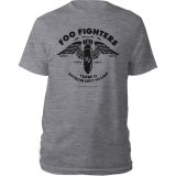 FOO FIGHTERS - Stencil - sivé pánske tričko