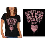 MOTLEY CRUE - Kick Start My Heart - čierne dámske tričko