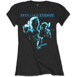 ROLLING STONES - Band Glow - čierne dámske tričko
