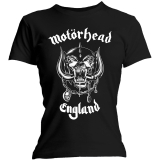 MOTORHEAD - England - čierne dámske tričko
