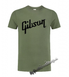 GIBSON - olivové pánske tričko