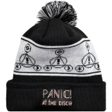 PANIC AT THE DISCO - Logo - čierna zimná čiapka