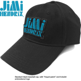JIMI HENDRIX - Blue Stencil Logo - čierna šiltovka