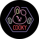 BT21 - Cooky Neon Poster - odznak