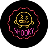 BT21 - Shooky Neon Poster - odznak