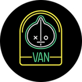BT21 - Van Neon Poster - odznak