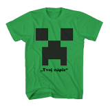 CREEPER s vlastným menom hráča - zelené pánske tričko