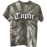2 PAC - TUPAC - Gothic Logo - zelené pánske tričko