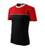 Pánske tričko COLORMIX - Čiernočervené