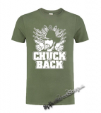 CHUCK NORRIS - olivové pánske tričko