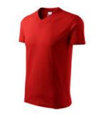 Pánske tričko V-NECK - Červené