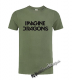 IMAGINE DRAGONS - Logo - olivové pánske tričko