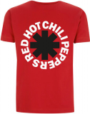 RED HOT CHILI PEPPERS - Asterix Logo - červené pánske tričko