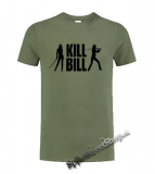 KILL BILL - Silhouette - olivové pánske tričko