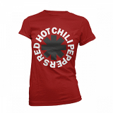 RED HOT CHILI PEPPERS - Asterisk Logo - červené dámske tričko