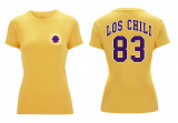 RED HOT CHILI PEPPERS - Los Chili - žlté dámske tričko