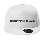 RED HOT CHILI PEPPERS - Written Logo By The Wa - biela šiltovka model "Snapback"