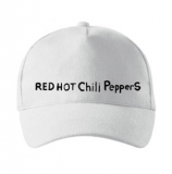 RED HOT CHILI PEPPERS - Written Logo By The Way - biela šiltovka (-30%=AKCIA)